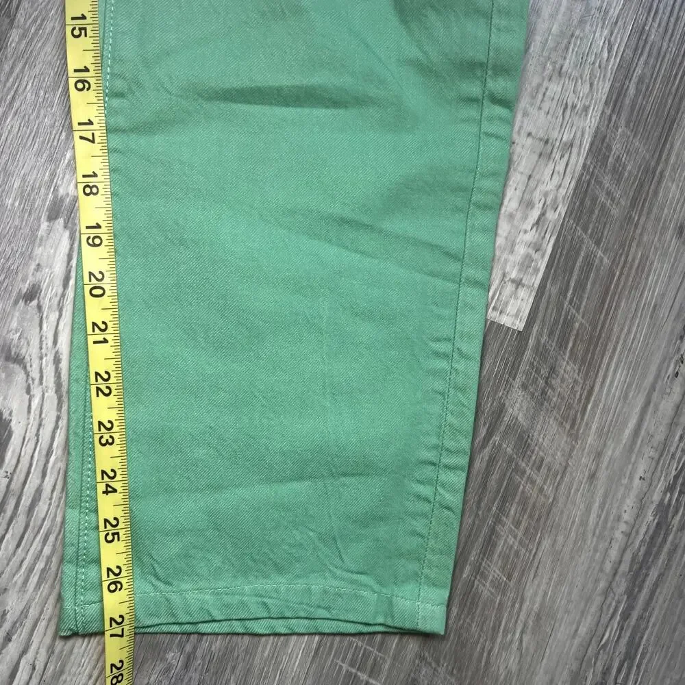 LEVI'S 501 90's Vtg Green Denim Unisex Button-fly Jeans